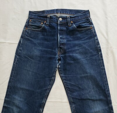 LEVIS BIG E SELVEDGE DENIM 501XX VALENCIA STREET FACTORY 555 MENS