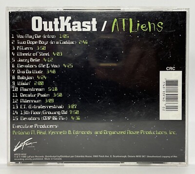 Atliens by Outkast CD - 1996 Hip Hop GC CIB Explicit 730082602921