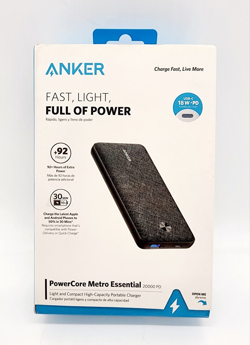 Anker PowerCore Essential 20000 PD (18W) 20000mAh Power Bank