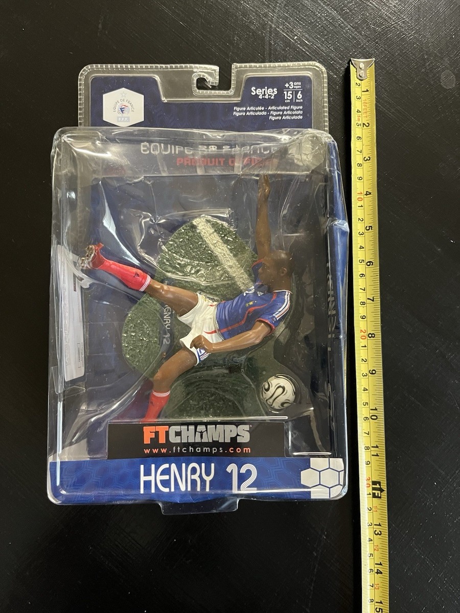 Thierry Henry France FT Champs 6 Inch Figure Soccer Futbol New In