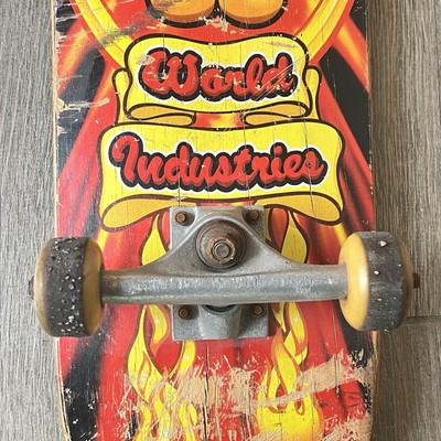 Vintage 1996 World Industries “Flameboy” Debut Skateboard Complete