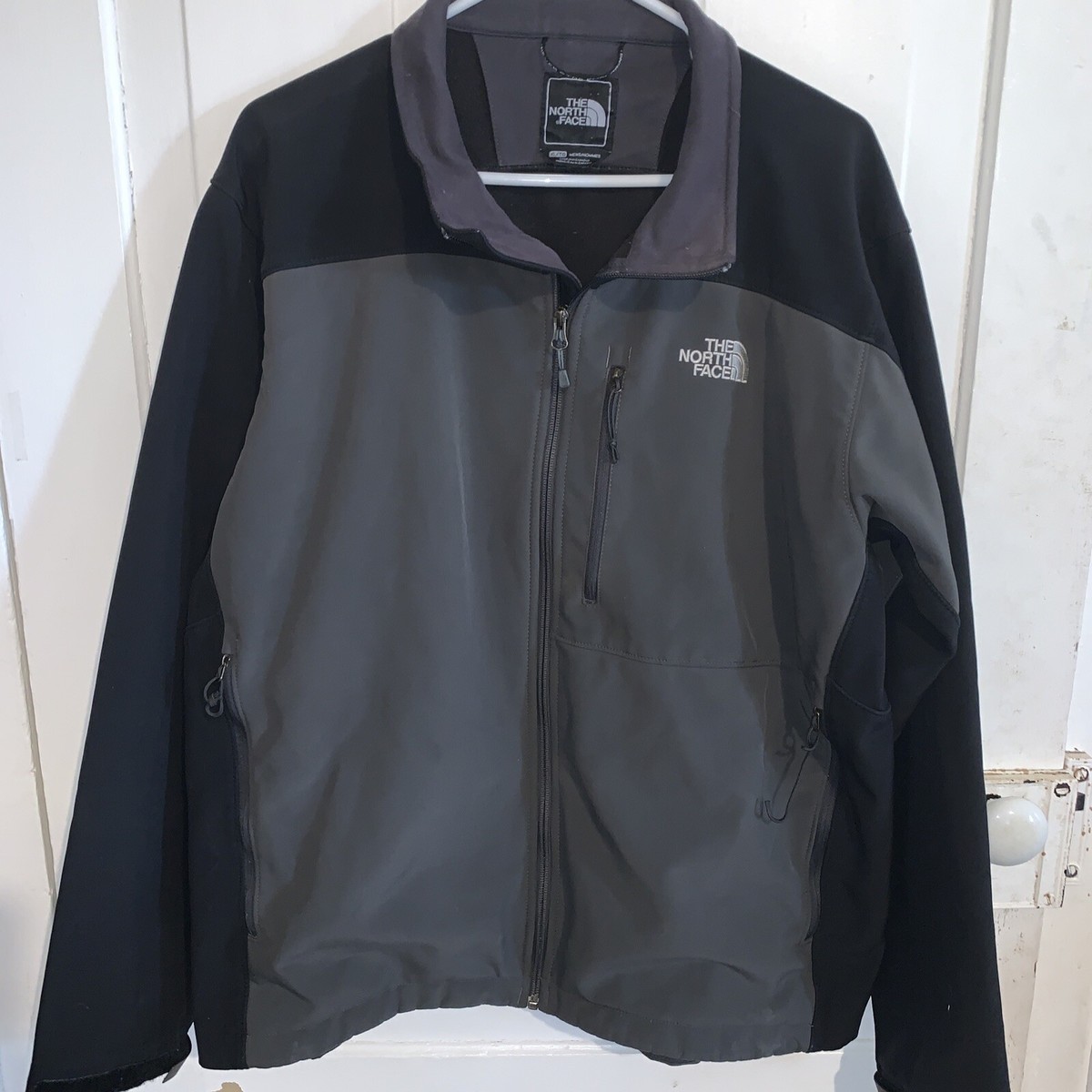 The North Face Jacket Men's XL Apex Bionic Black Soft Shell Full