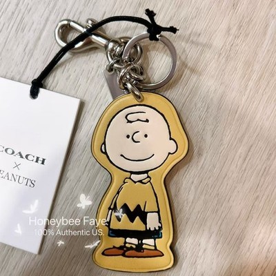 NWT Coach x Peanuts Bag Charm Keychain Snoopy/Charlie/Lucy/Patty