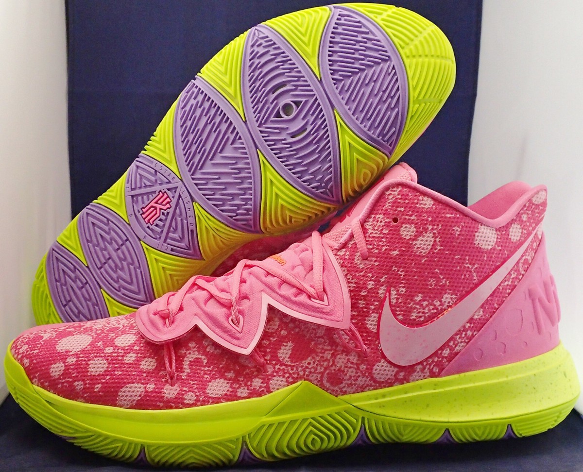 2019 Nike Kyrie 5 SpongeBob SquarePants Patrick Star SZ 18