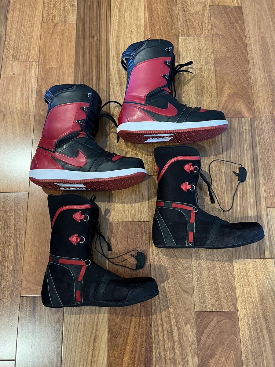 Nike SB 447125-004 Vapen Snowboard Boots Red Black White Size US12