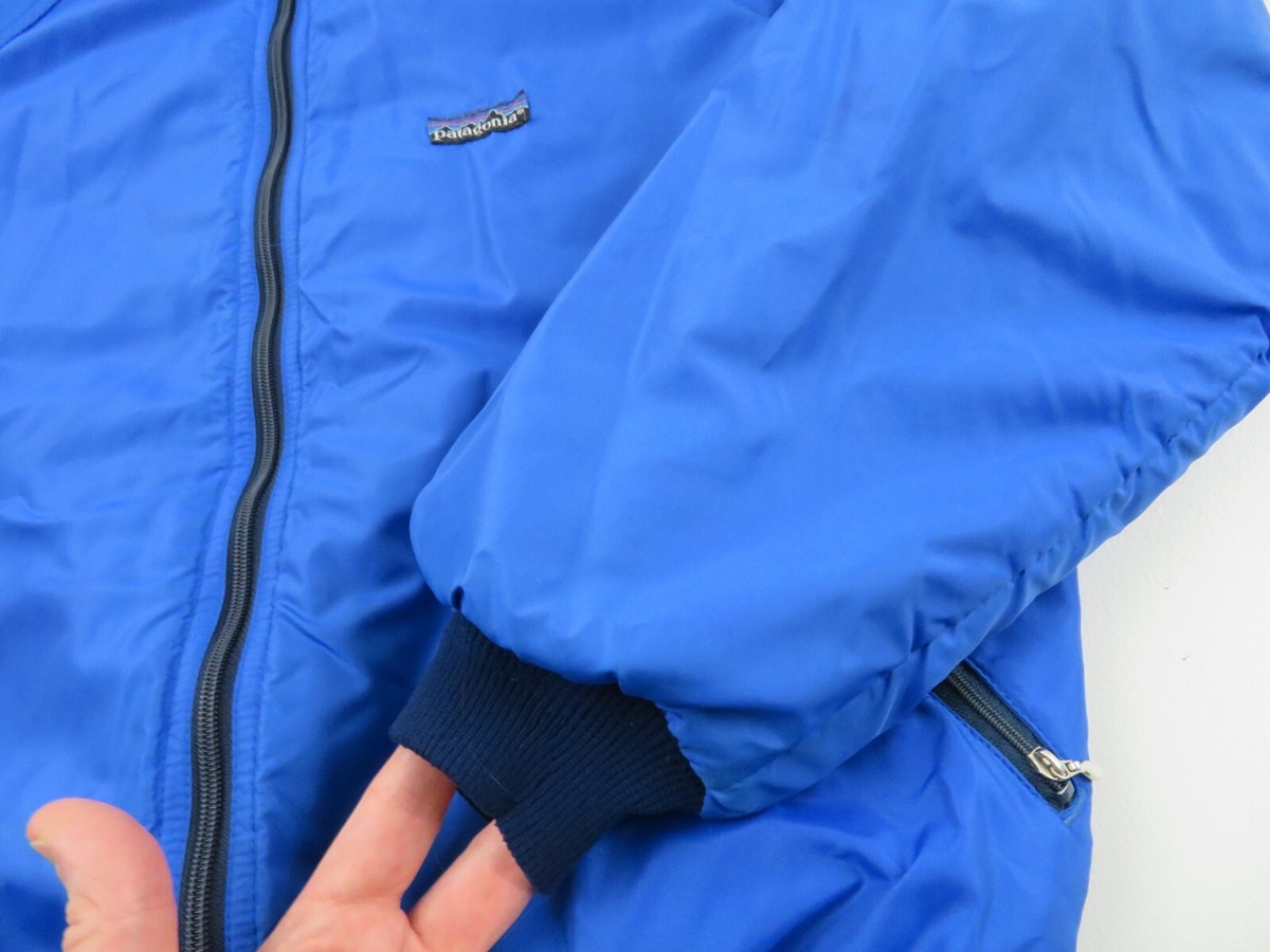 Vtg 80s Made In USA Patagonia Capilene Fleece Shelled Jacket Mens