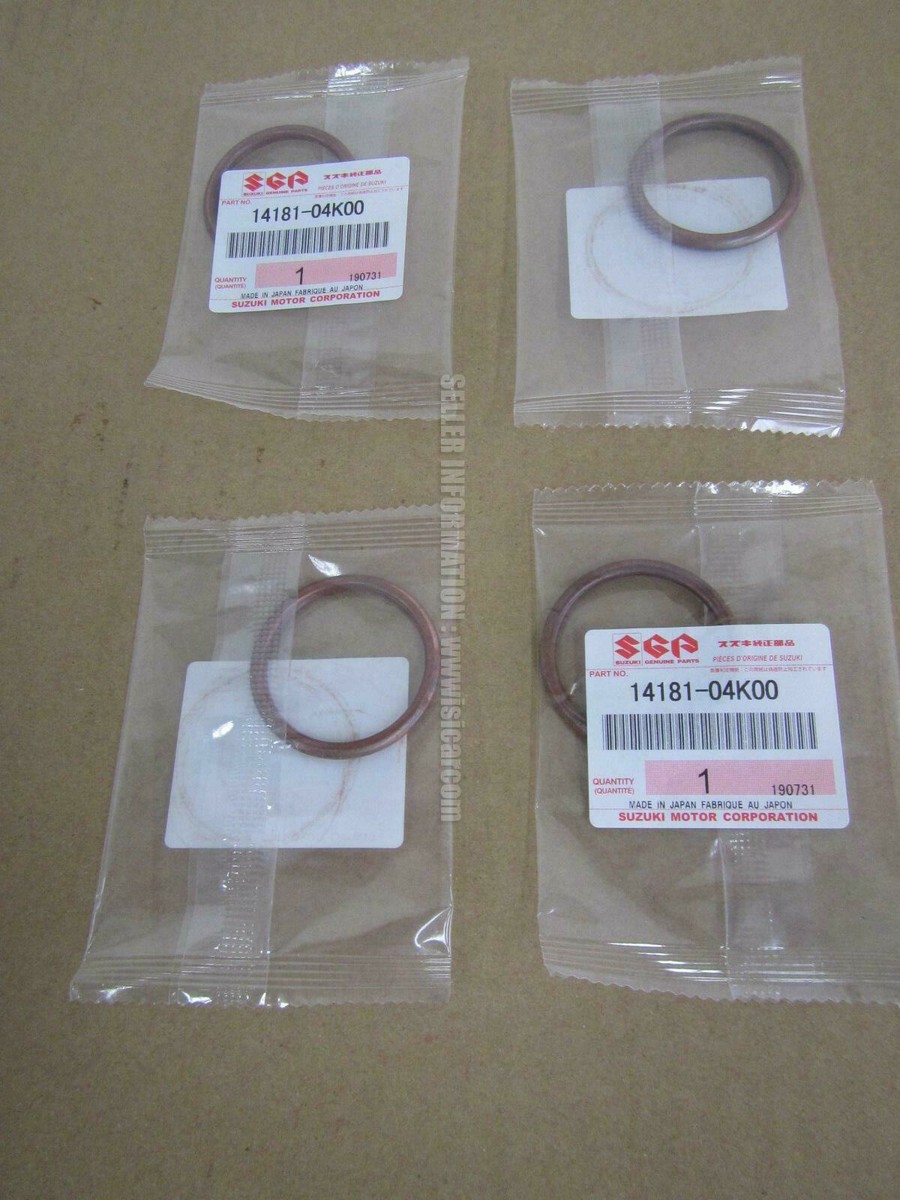 SUZUKI GSX-R1000R GSX-R1000 17-24 GASKET EXHAUST PIPE SET OF X4pcs