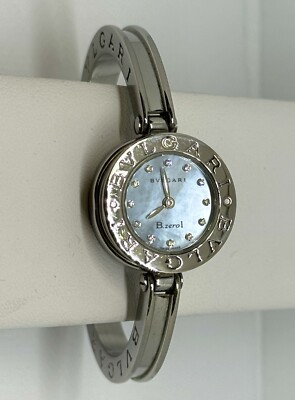 Bvlgari B.Zero1 Blue Mother of Pearl Women's Watch - BZ22S | eBay