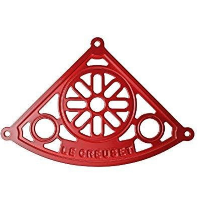 Le Creuset 5 tier pot stand Cherry Red Cast Iron Enamel New Boxed