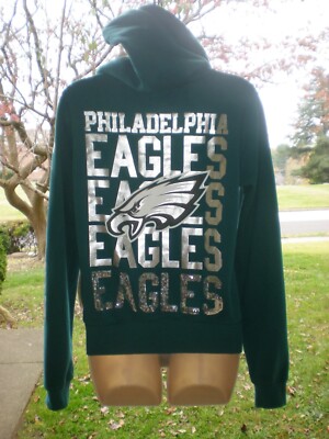 NFL EAGLES 3段ロゴプリントパーカー ×ヴィンテージ バイカラーベスト