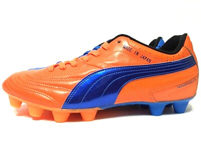 Puma Paramexico Lite 15 HG Soccer Cleats Made In Japan Orange Blue