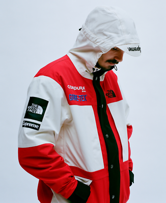 SUPREME X THE NORTH FACE EXPEDITION JACKET - RED/WHITE SIZE MEDIUM
