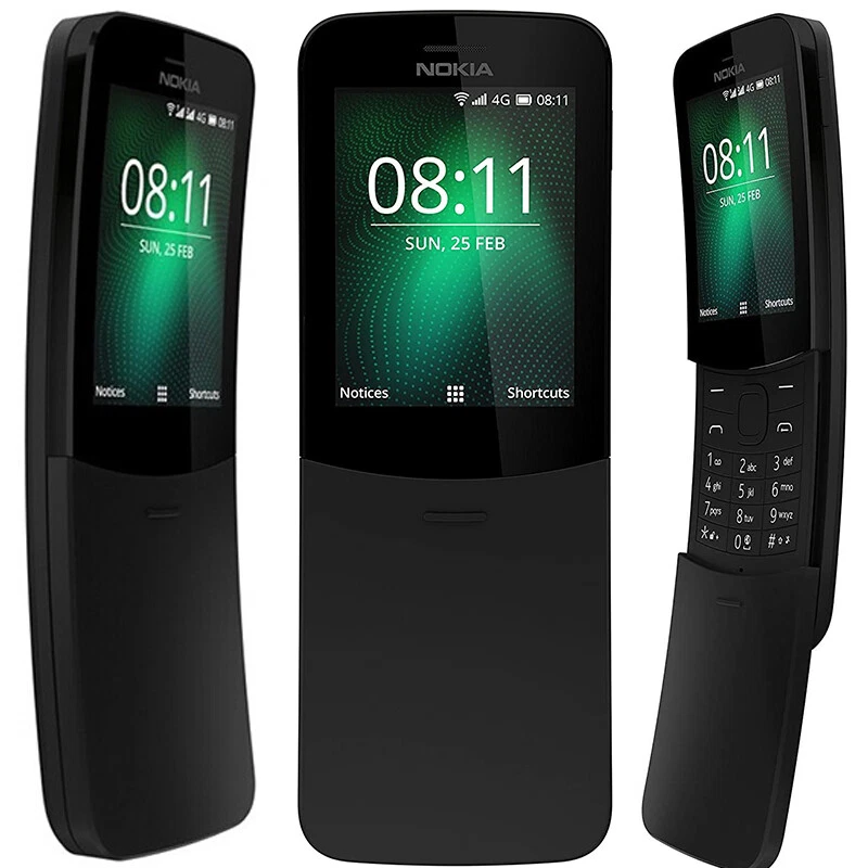 Original Nokia 8110 4GB Dual Sim WIFI 4G Unlocked International