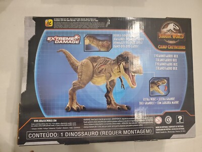 Jurassic World Tyrannosaurus Rex Extreme Damage Dinosaur Figure
