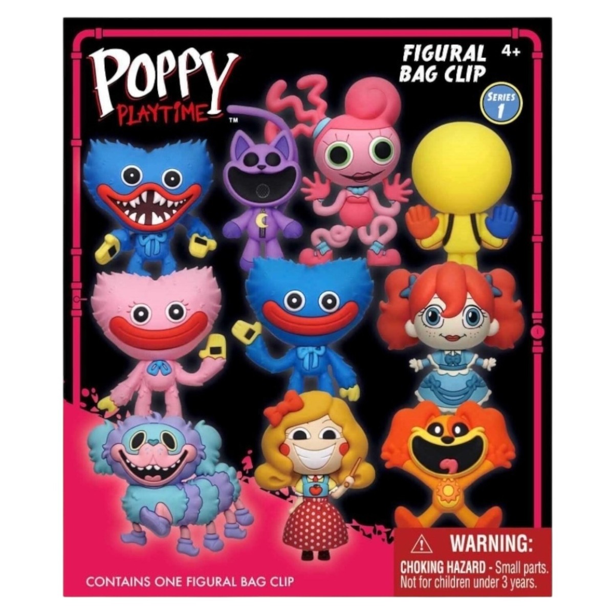 Poppy Playtime Series 1 Figural Bag Clip Blind Bag 1 Random Fig