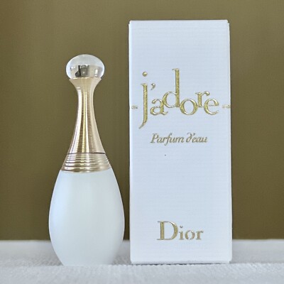 DIOR J'ADORE PARFUM D'EAU (0.17OZ/5ML) MINI TRAVEL SPLASH NEW IN