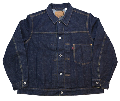 Levi's Premium Type 1 Denim Jacket Selvedge Trucker Men's Size L