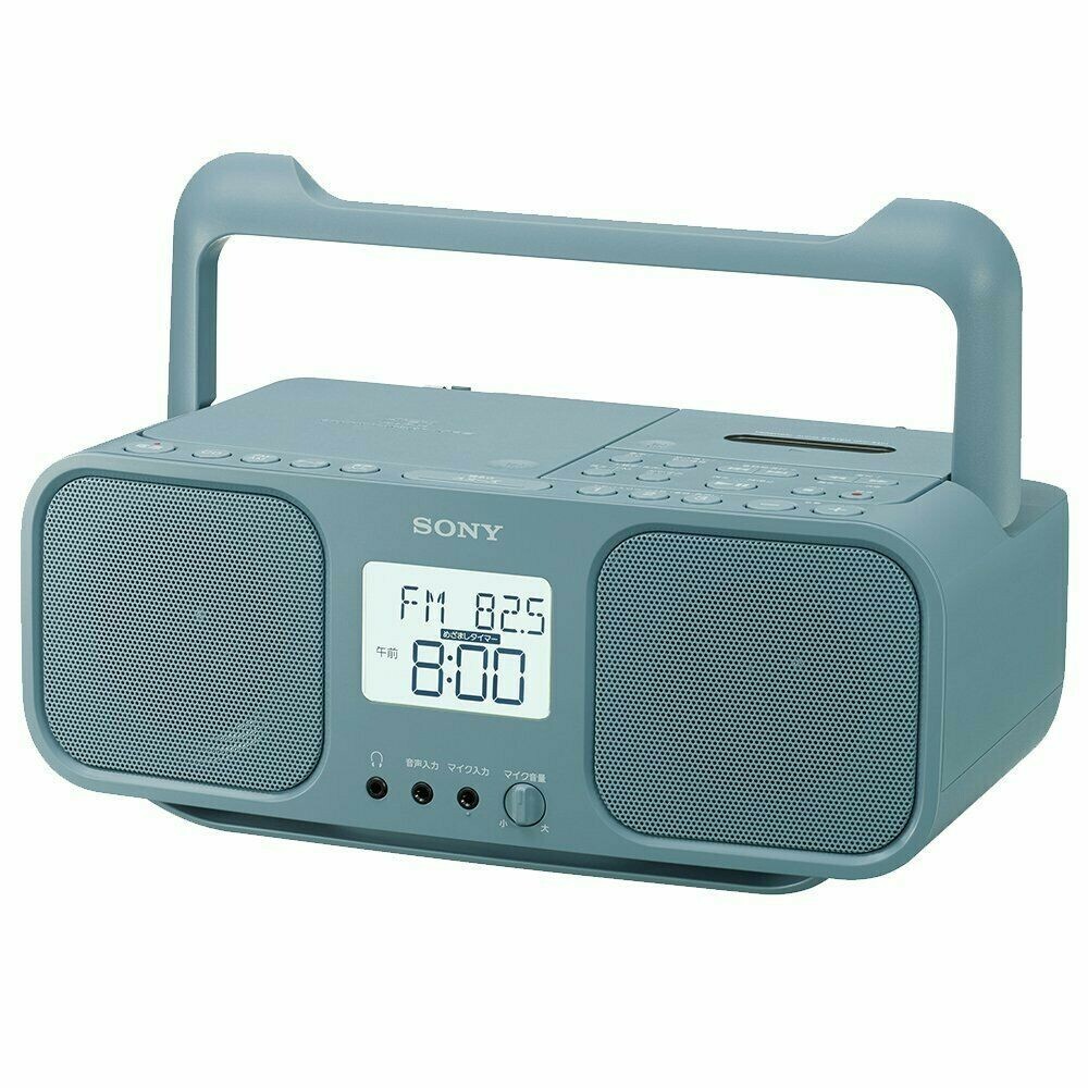 SONY CD Radio Cassette Player CFD-S401 easy use＆ large LCD from