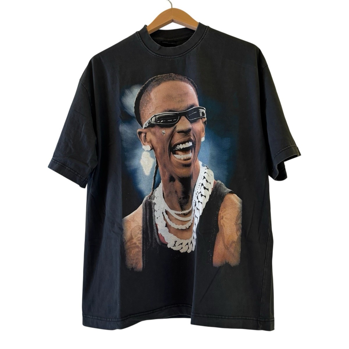 Travis Scott Cactus Jack Tshirt Modern Rap Astro World Size XL | eBay