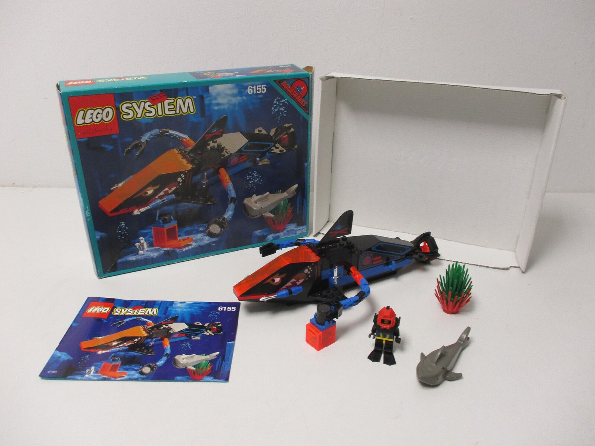 AH4) LEGO Aquazone 6155 Deep Sea Predator original box and BA | eBay