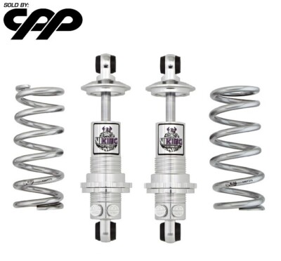 Viking Rear Double Adjustable Coilover Performance Shocks 200LB