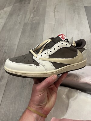 Air Jordan 1 Low OG AJ1 Travis Scott Sail Reverse Mocha (DM7866