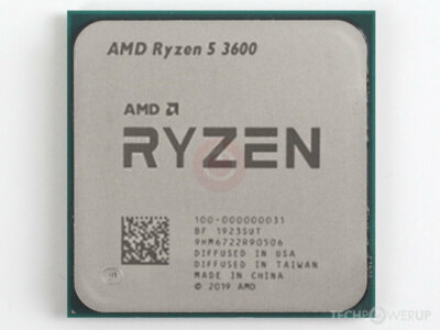 AMD Ryzen 5 3600 CPU 3.6 GHz Prozessoren 6-Core 32MB Up to 4.2GHz