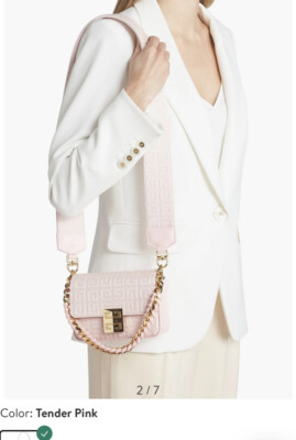 Givenchy Small 4G Embroidery With Chain Bag Tender Pink | eBay
