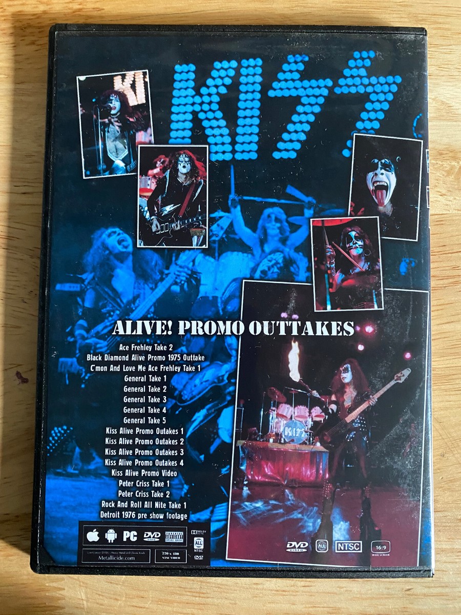 KISS - Alive Outtakes 1977 Live DVD Ace Frehley Gene Simmons Paul