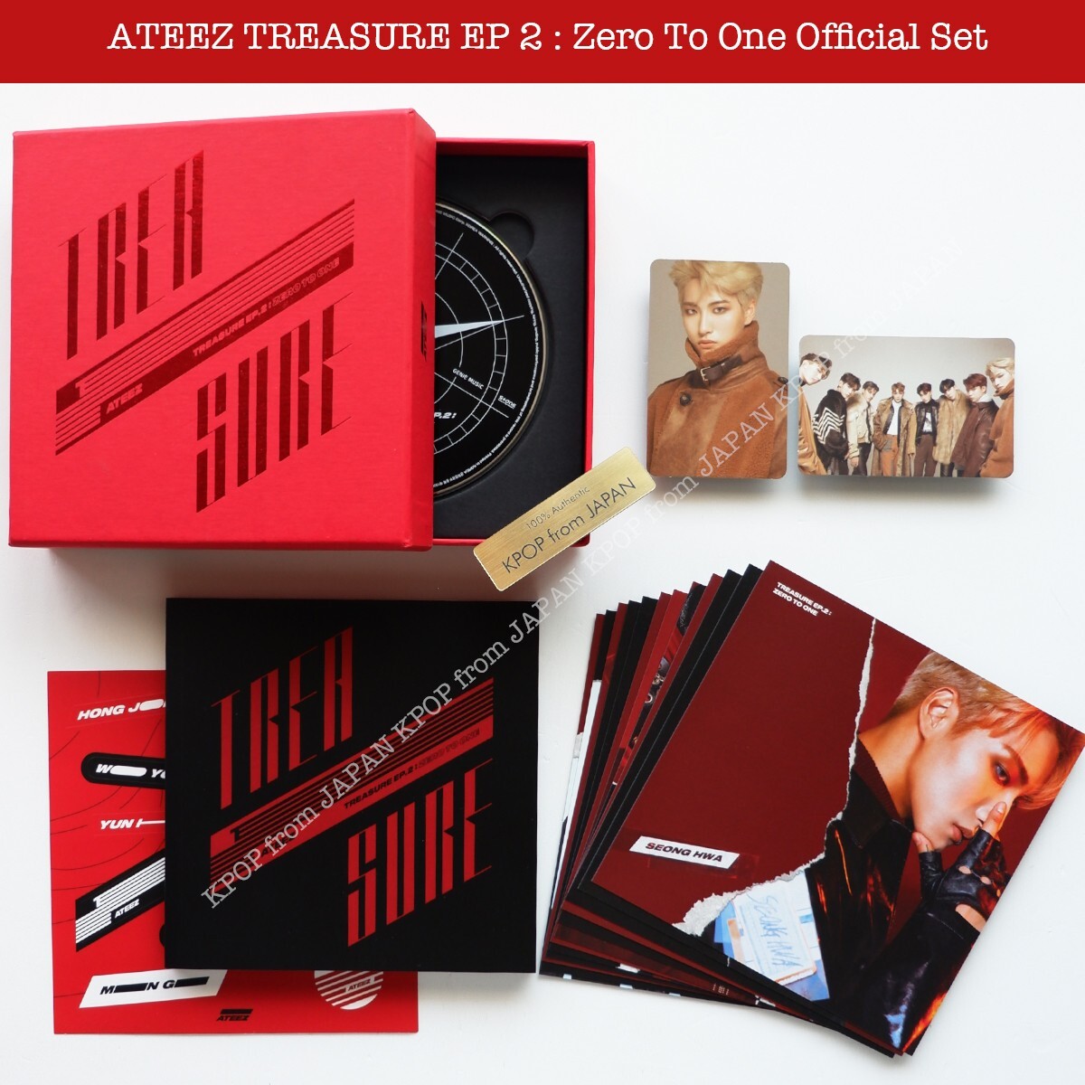 SEONGHWA ATEEZ TREASURE EP 2 : Zero To One Official Album