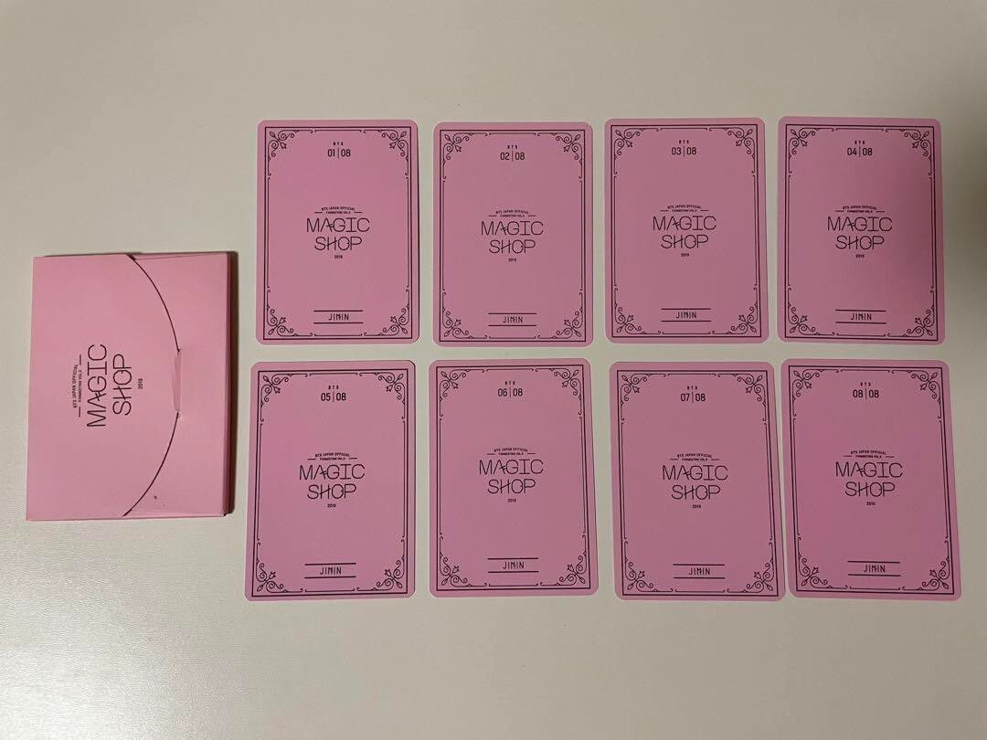 BTS JIMIN MAGIC SHOP FAN MEETING VOL. 5 Official Mini Photo Card