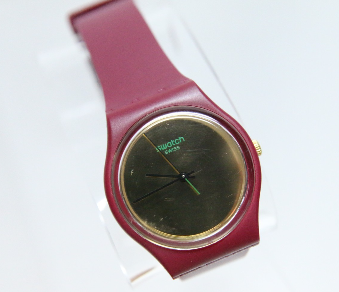 Swatch watch Swiss Made V8 SR1130SW silicone | eBay