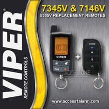 Viper 3400V 3-Channel 1-Way Keyless Entry Car Alarm System for