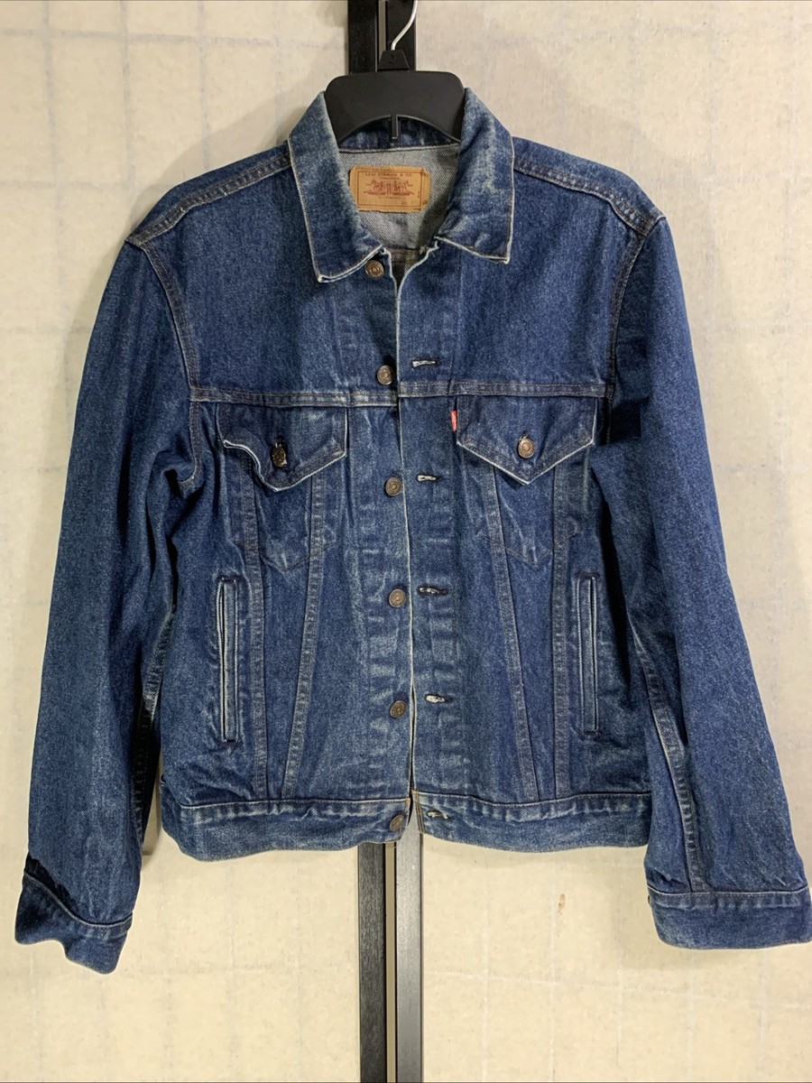 Levi's 70506 0217 Denim Trucker Jacket Size 40 USA Made-1980's