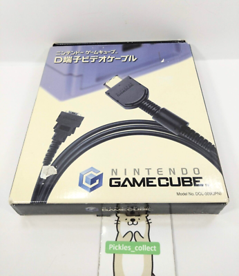 Nintendo GameCube Official D Terminal Video Cable GC From Japan