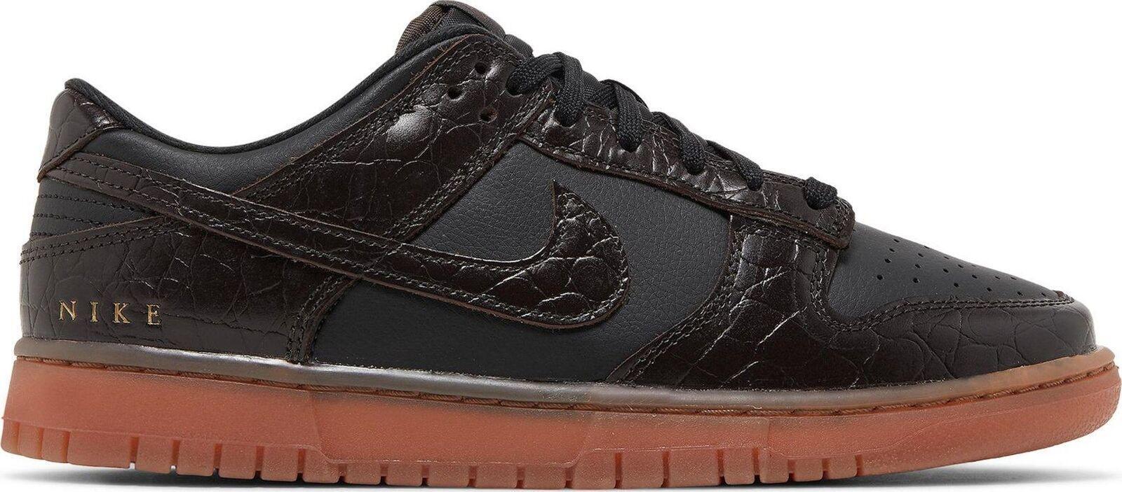 Size 8 - Nike Dunk SE Low Chocolate Croc for sale online | eBay