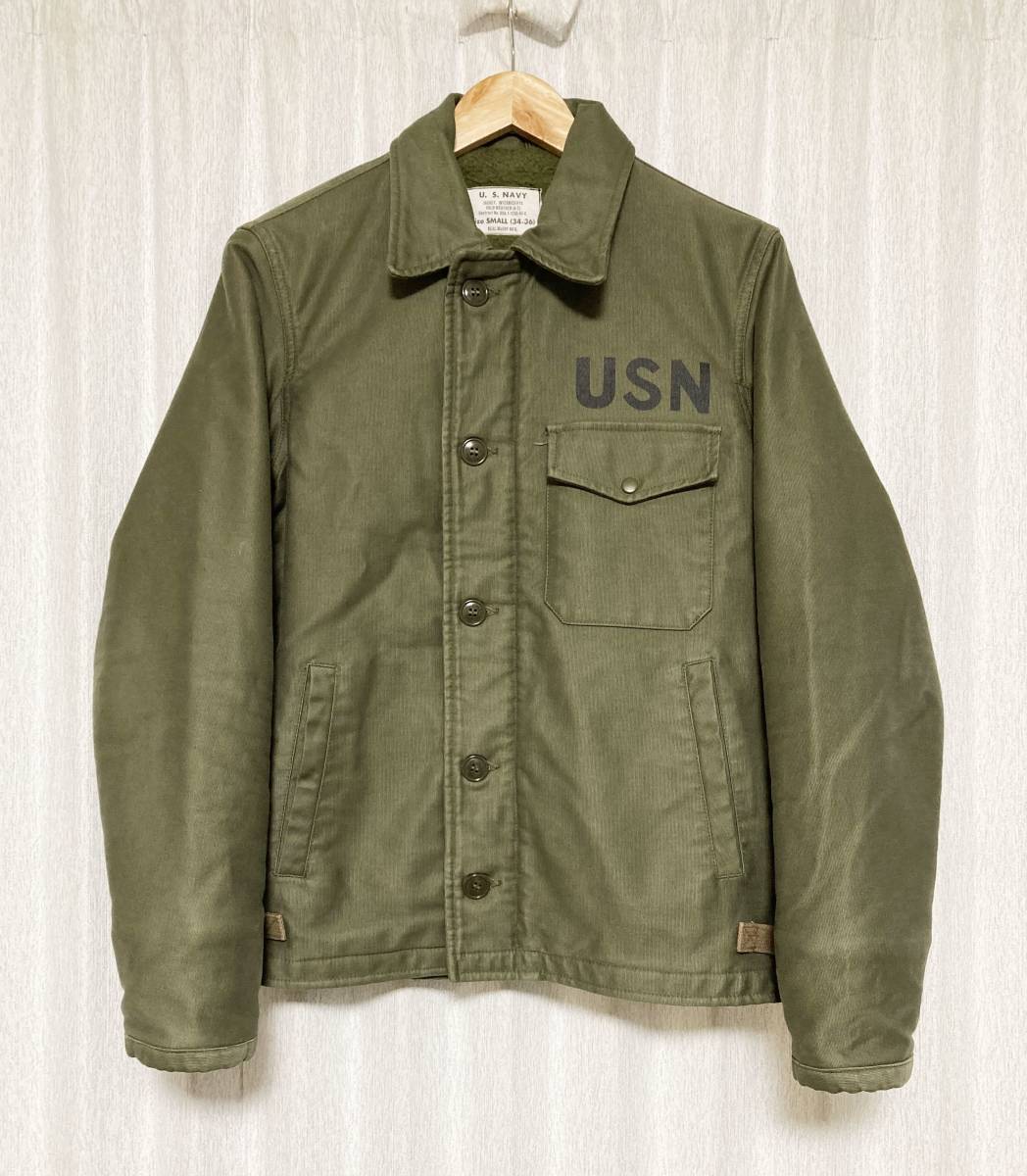 THE REAL McCOY'S A-2 DECK JACKET USNAVY deck jacket S | eBay