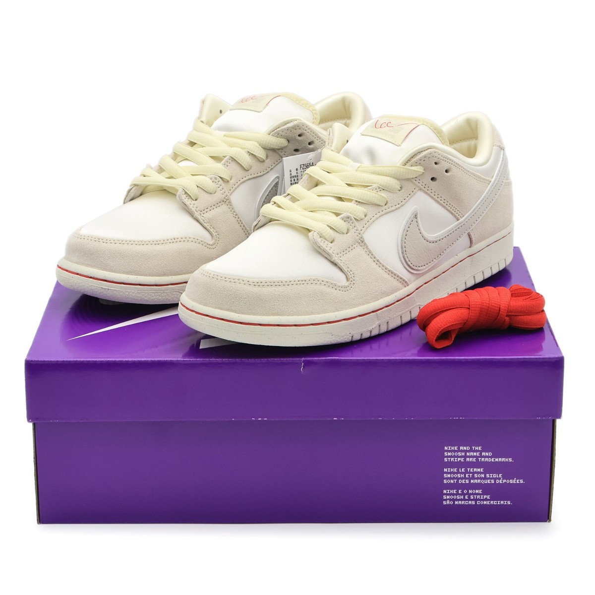 FZ5654-100 Nike SB Dunk Low PRM City of Love Sail White Coconut