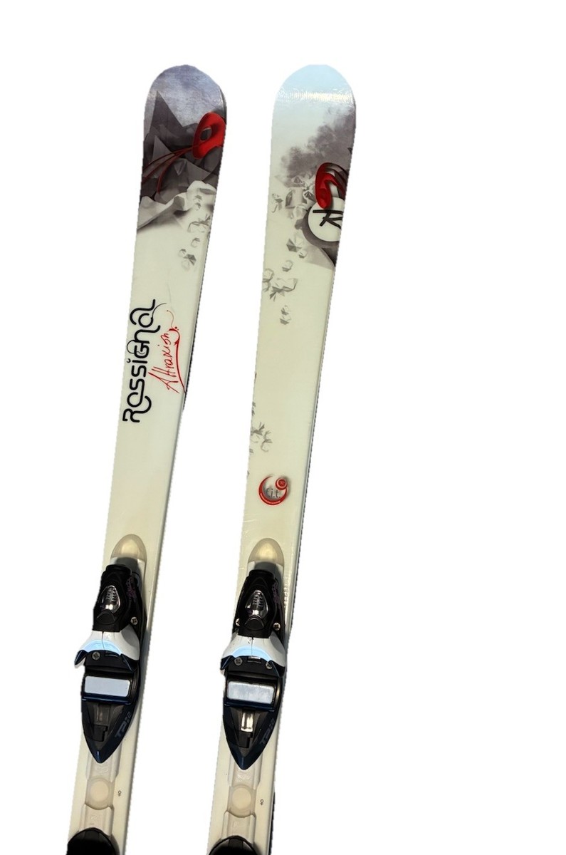Rossignol Attraxion Skis 154 CM Rossignol Saphir Bindings | eBay