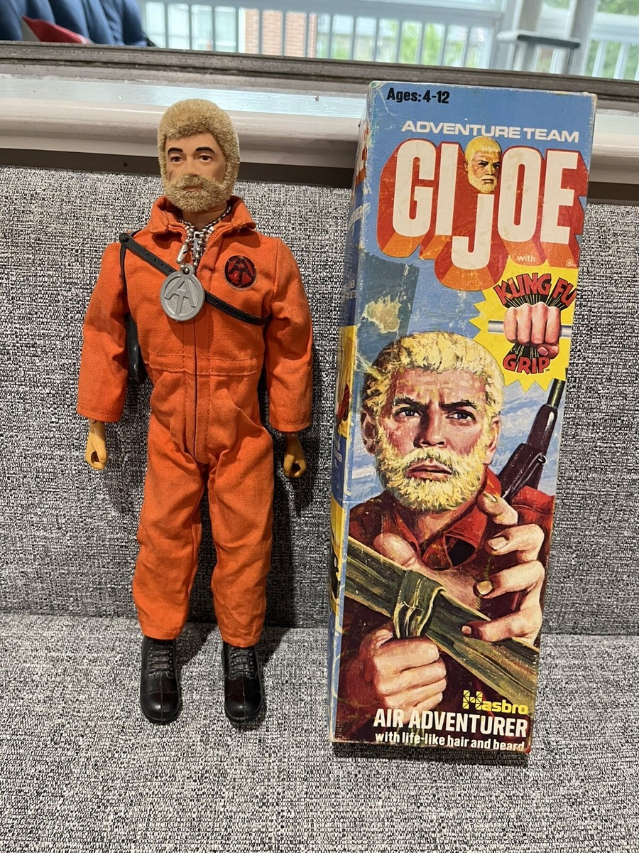 Hasbro 1974 GI Joe Air Adventurer Box 7282 Orange Jumpsuit All