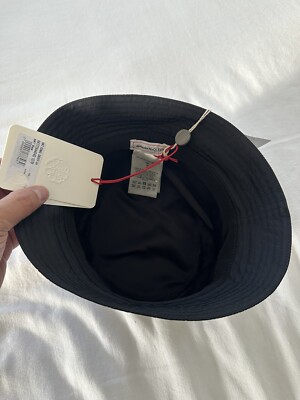 NEW Alexander mcqueen graffiti bucket hat 726538 4405Q BLACK