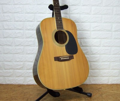 Acoustic Guitar Yamaki YM-500 Natural Made in Japan 1970s with