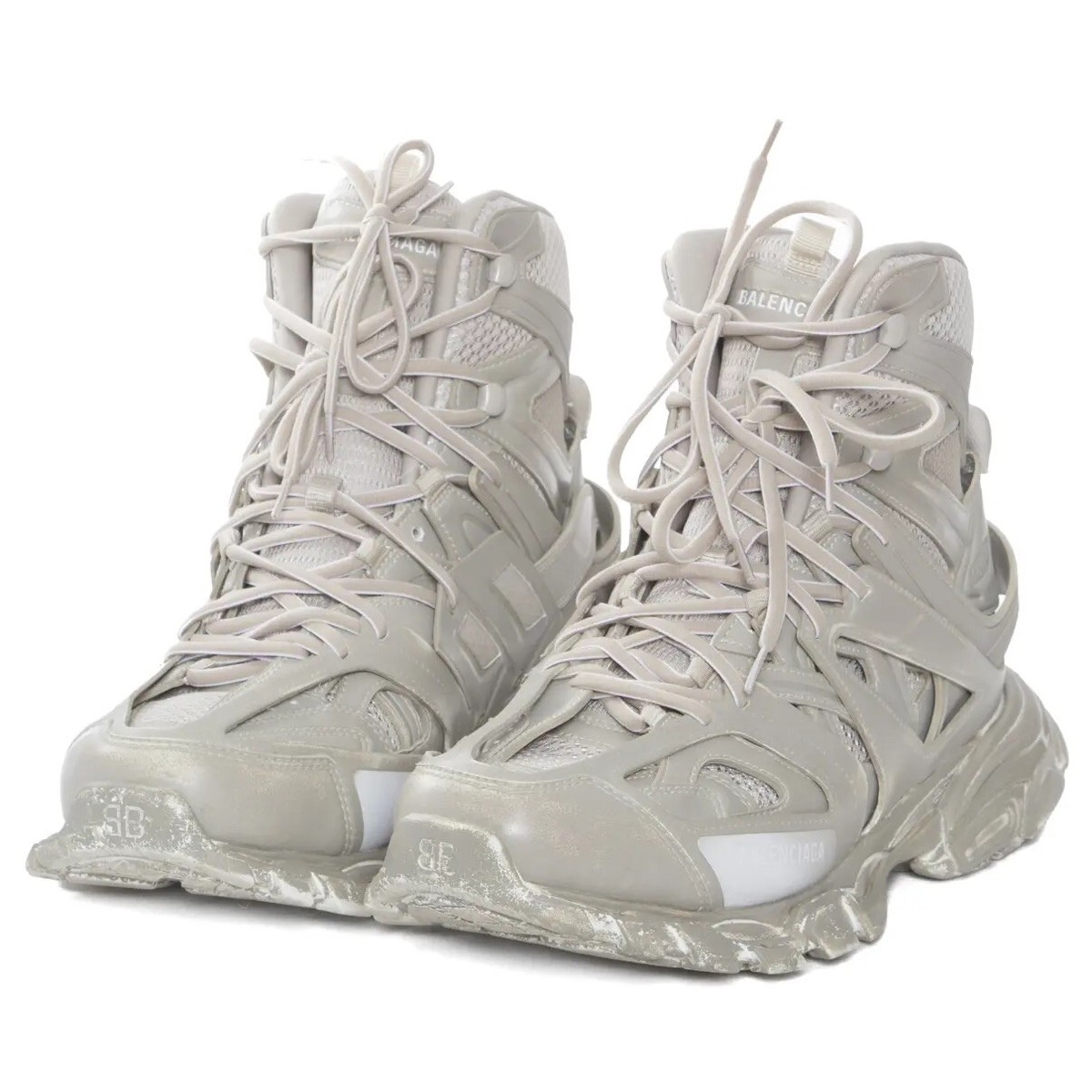 Balenciaga Track Hiking Boots Faded Beige Mens US Size 8 Euro 41