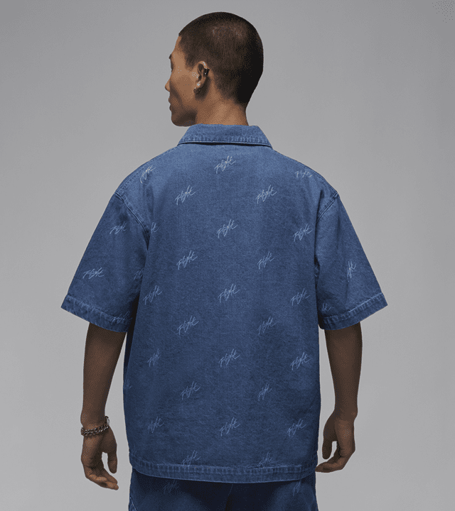 Nike Jordan Allover Print Mens Top Denim S-XXXL Japan Size | eBay