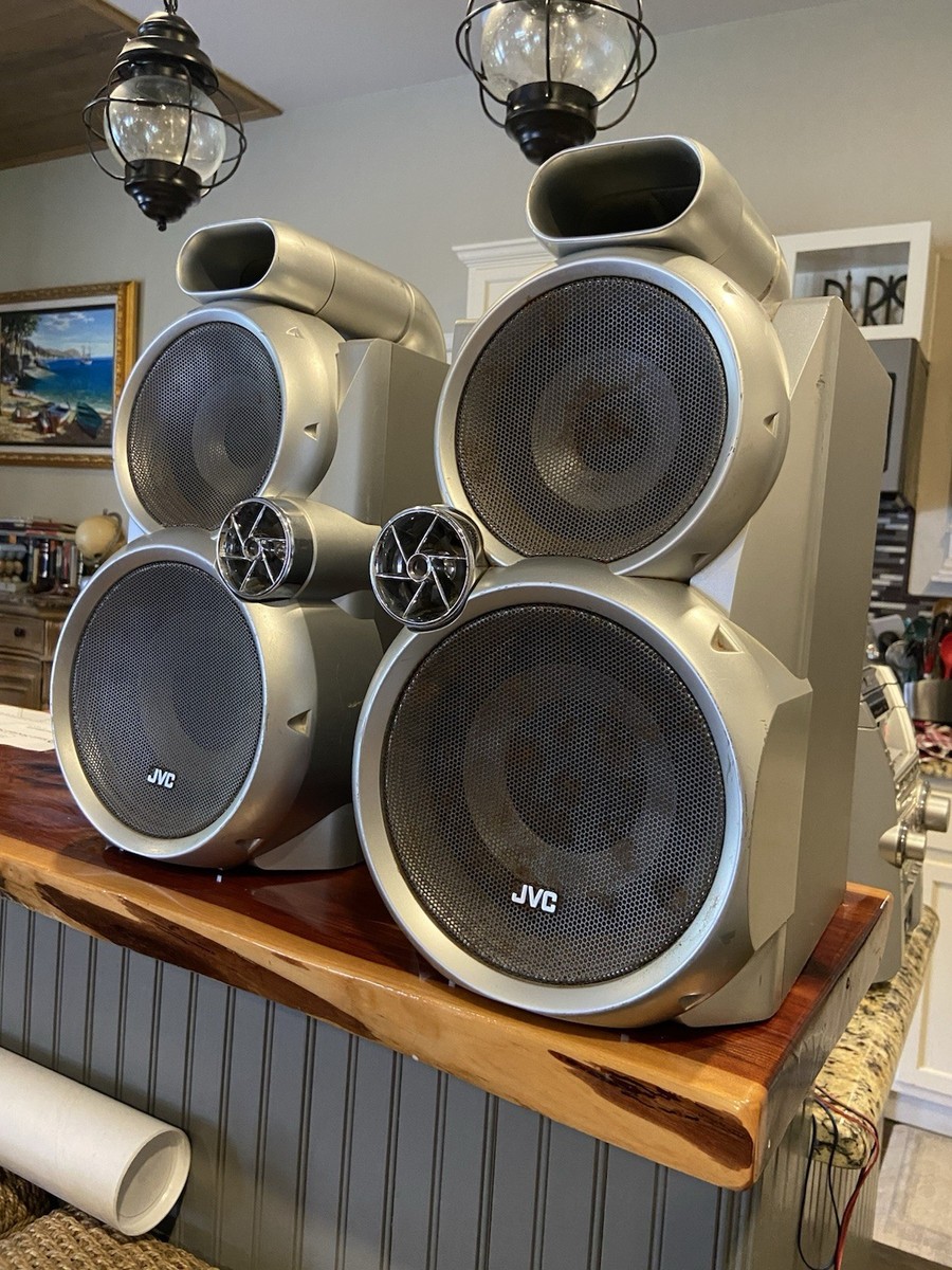 2)JVC Twin Tube SP-MXGC5 Speakers Set Good CONDITION Great Sound
