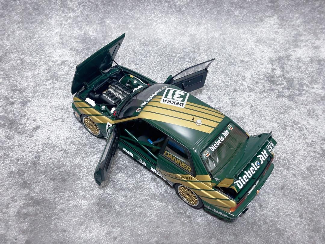 AUTOart 1/18 BMW M3 E30 DTM 1991 Diebels Alt Danner Model Car 31