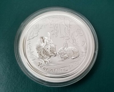 2011 2 oz Silver Australian Lunar Year Of The Rabbit. | eBay