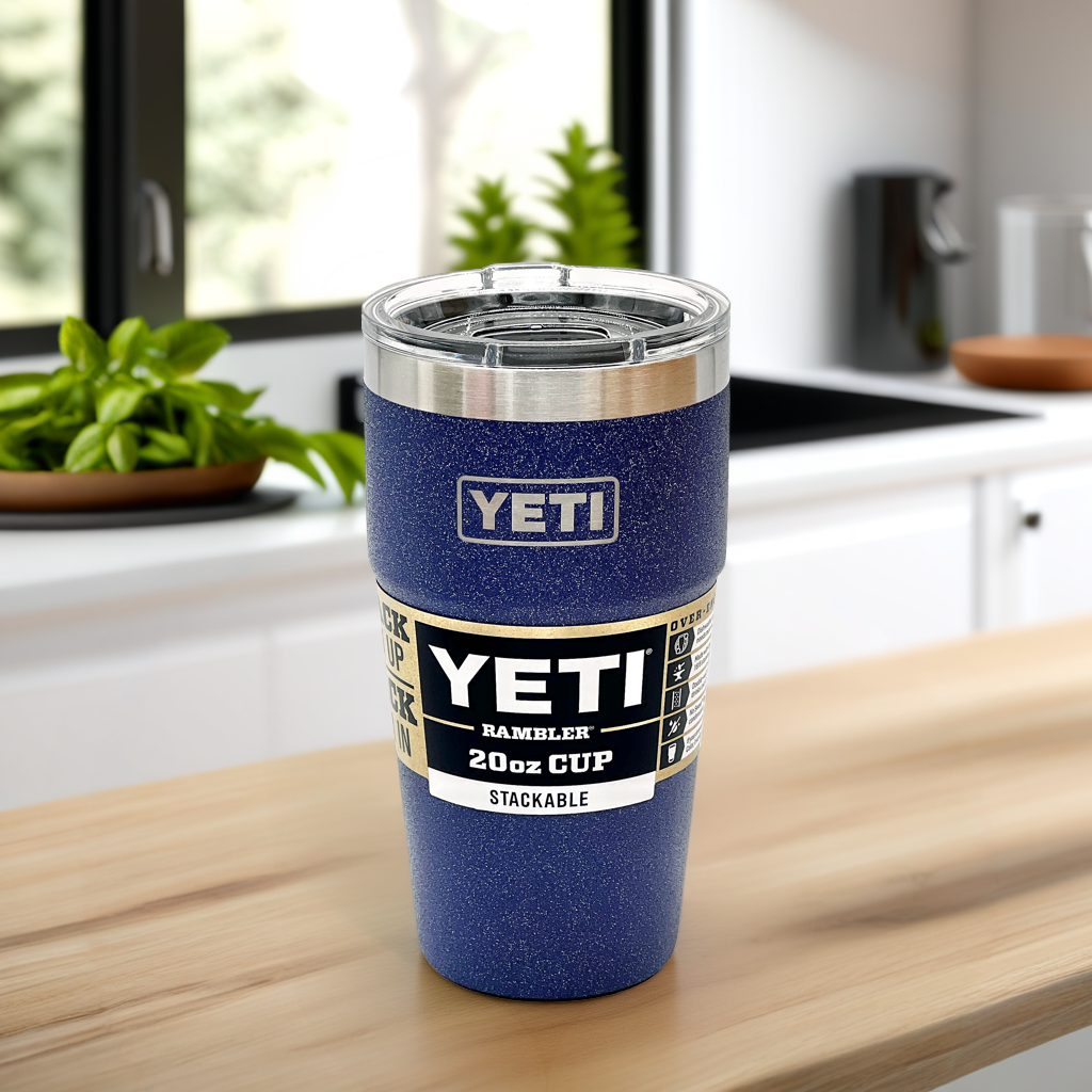 YETI Rambler 20 oz Stackable Cup Moon Dust Limited Edition Stone