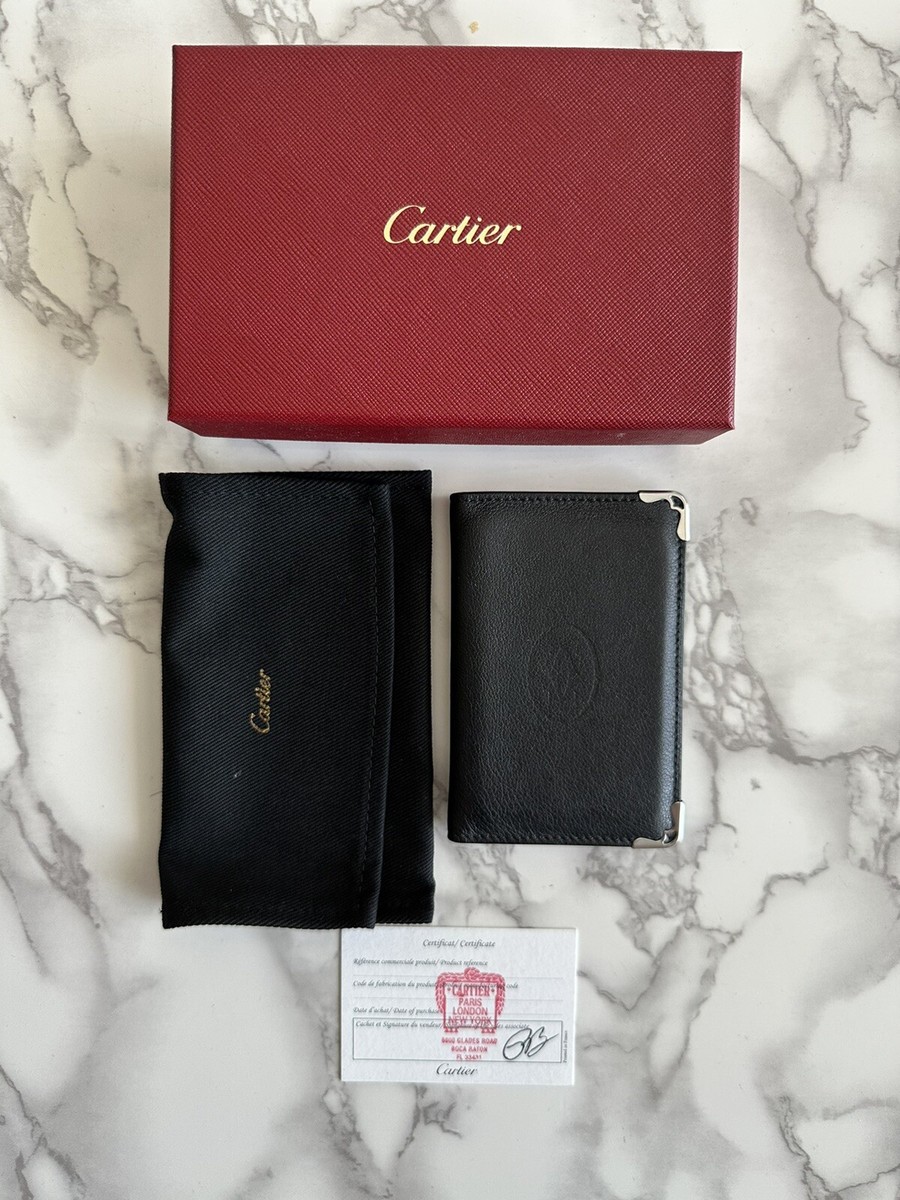 Cartier 4-CREDIT CARD HOLDER, MUST DE CARTIER Wallet | eBay