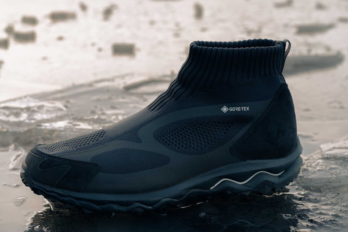 Nonnative Mizuno Wave Mujin TL Mid GORE-TEX Black D1GG215503 Men's